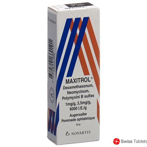 Buy Online Maxitrol Augensalbe G At Swiss Tablets