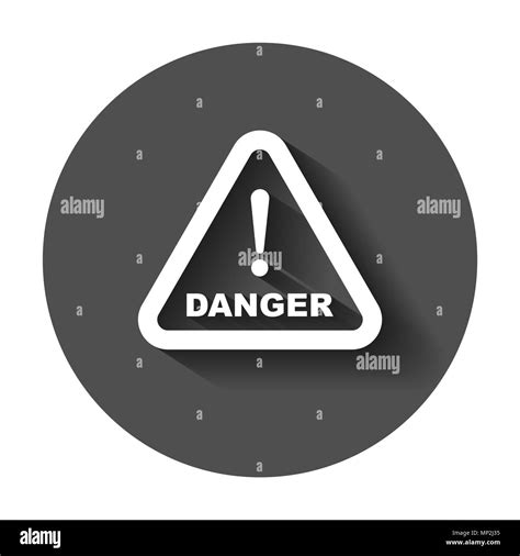 Danger Sign Vector Icon Attention Caution Illustration Business