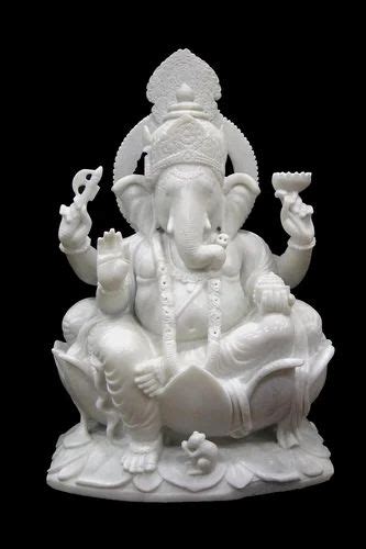 Jaipur Kalakrati White Marble Ganesha Statue At Rs 15000 Marble