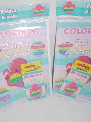 Kit de Colorir Loja Ateliê Paixão Elo7 Produtos Especiais