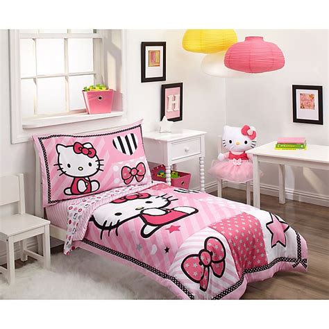 Hello Kitty® 4 Piece Toddler Bedding Set Bed Bath And Beyond Canada