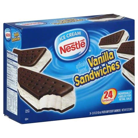 Nestle Vanilla Ice Cream Sandwiches