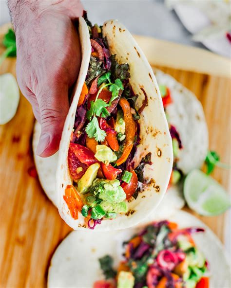 Simple Veggie Tacos Eat Love Namaste