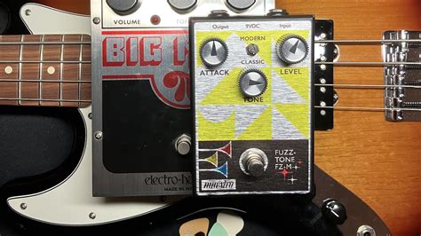 Bass Guitar Fuzz Comparison Big Muff Vs Maestro Fuzz Fz M Classic