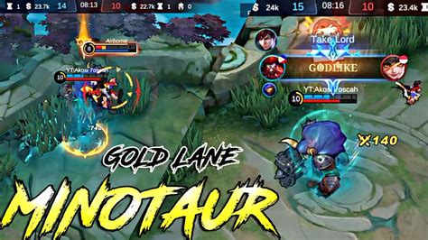 How To Counter Wanwan Using Minotaur In Gold Lane Mobile Legends