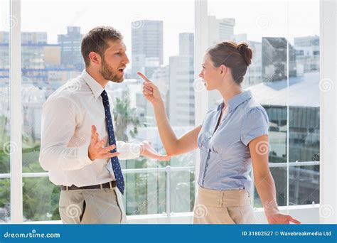 Business Team Having A Heated Argument Stock Image Image Of Affronted Exasperated 31802527