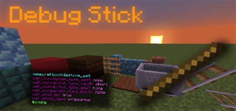 Debug Stick Minecraft Addon