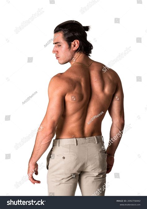 Man From Behind Shirtless Images Stock Photos And Vectors