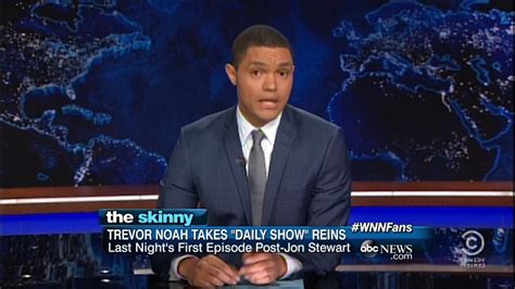 Trevor Noahs First Night Ever Hosting The Daily Show” Youtube