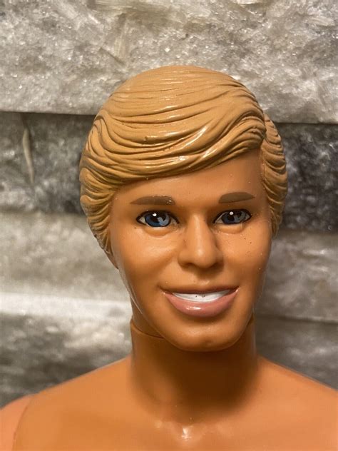 1983 1968 Ken Doll Molded Blonde Hair Mattel Barbie Malaysia Vintage EBay