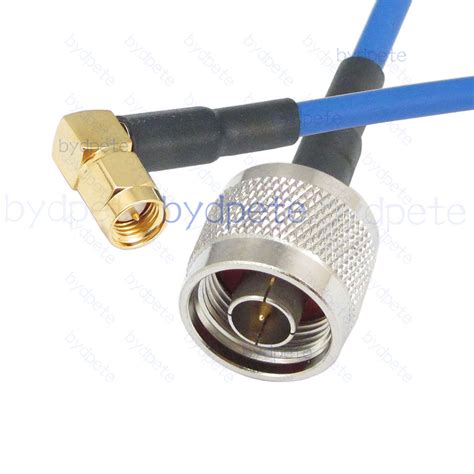 N Type Male Plug To Sma Male Plug Ra Right Angle Rg402 Rg141 Semi Flexible Rigid Low Loss Cable