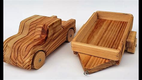 Wooden Toys Kids Ute And Trailer Toy Cars For Kids Dss Handmade