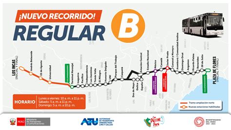 En Qu Estaciones Funcionar La Nueva Ruta B De La Ampliaci N Norte