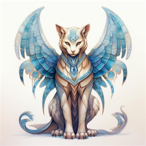 Cute Wolf Drawing With Wings