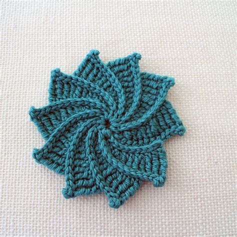 Spiral Crochet Flower Free Pattern And Video Tutorial Spiral Crochet