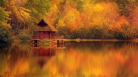 Fall Cabin Wallpapers - Top Free Fall Cabin Backgrounds - WallpaperAccess