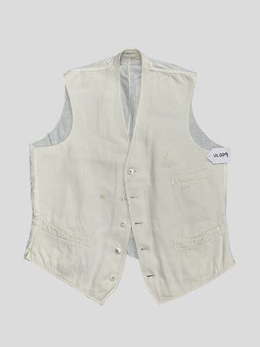 Collarless Linen Waistcoat TMT Museum