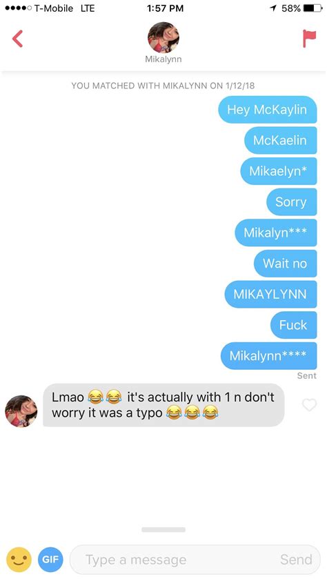 Why can't you people spell names normally : r/Tinder