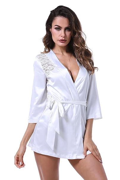 Bellismira Batas De Mujeres Kimonos Pijamas Albornoces Cortas Con