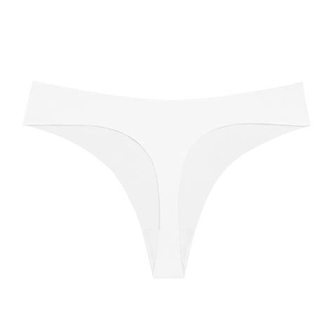 Tawop White Panties For Women Sexy Thong Sexy Silk Hipster G String Comfortable Seamless Panties