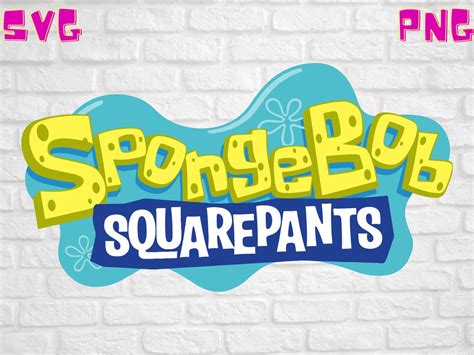 Spongebob Squarepants Logo Svg Digital File Only Svg Png Etsy