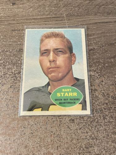 Topps Football Bart Starr Ex Mt To Nm Ebay