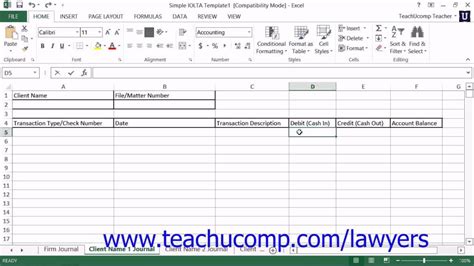 Trust Accounting Excel Template Excelguider