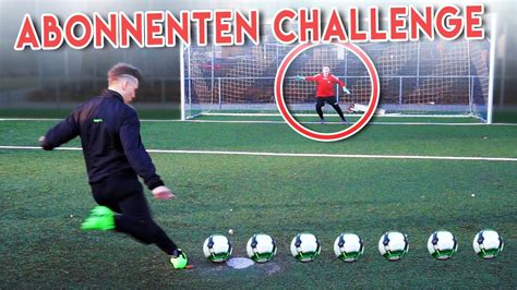 Fu Ball Challenge Gegen Abonnenten Youtube