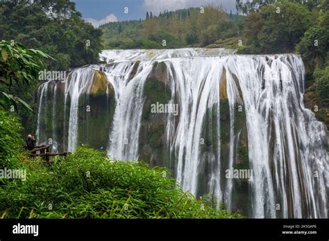 Guizhou Province China Yellow Fruit Tree Huangguoshu Waterfall