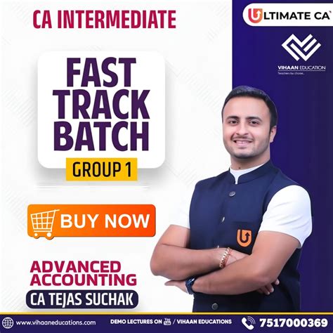 CA Inter New Syllabus Advanced Accounting Regular Fast Track Batch