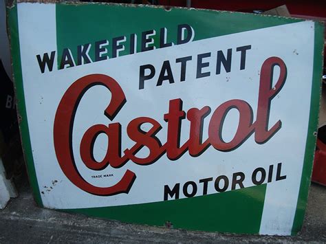 Enamel Signs Petrol Pumps Petroliana Automobilia Castrol Enamel