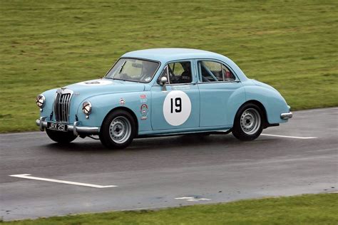 MG An MG Magnette Photographed At Castle Combe Stuart Mitchell