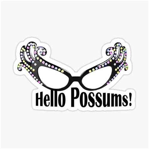 Hello Possums Sticker For Sale By Melbournator Redbubble