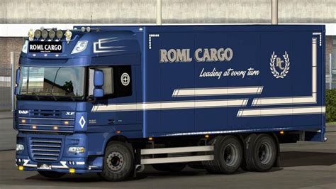 ROML Cargo DAF XF105 BDF And Krone Megaliner Skin 1 33 Allmods Net