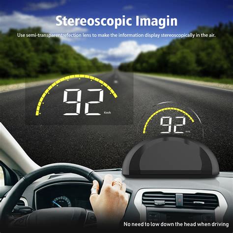 Car HUD Head Up Display Speed Projector Windshield Grandado