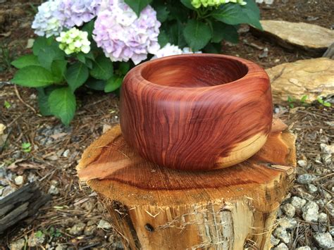 Hand Turned Cedar Bowl FREE SHIPPING