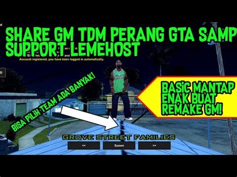 BAGI BAGI GAMEMODE GTA SAMP GRATIS SUPPORT LEMEHOST YouTube