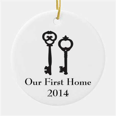 Our First Home Ornament | Zazzle