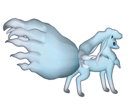 Alolan Ninetales 3d Nif Model Animations Dl By Evekn On Deviantart