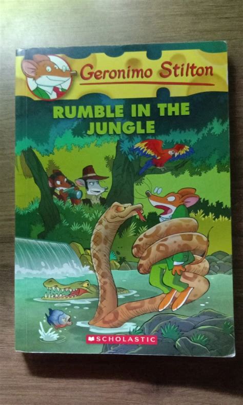 Geronimo Stilton Rumble In The Jungle No 53 Hobbies And Toys Books And Magazines Storybooks On