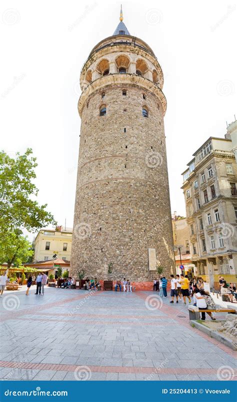 Torre De Galata Em Istambul Turquia Foto De Stock Editorial Imagem