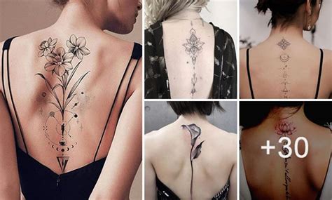 M S De Ideas De Tatuajes En La Columna Para Mujeres