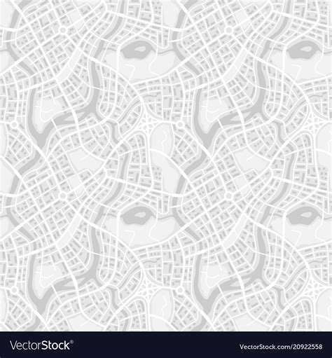 Abstract City Map Seamless Pattern Royalty Free Vector Image