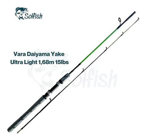 Vara Pesca Ultra Light 1 68m 15lbs Daiyama Yake Barata Frete grátis