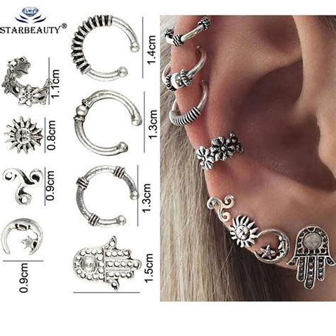 Enchanted Fake Ear Piercing Set Pcs Fake Ear Piercings Ear