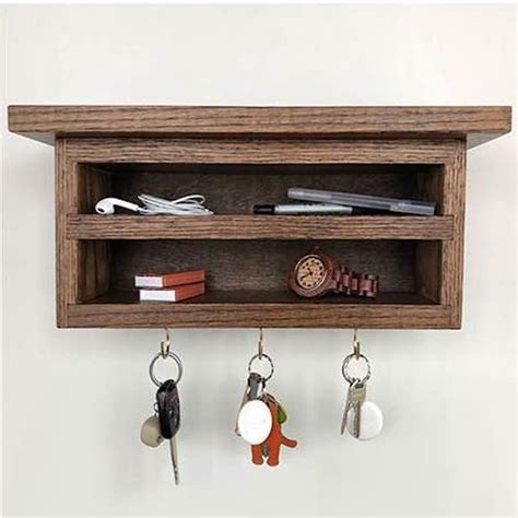 Floating Key Holder Free Woodworking