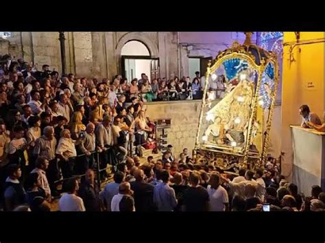 Rientro Della Processione Madonna Dei Miracoli Preghiera E Canti