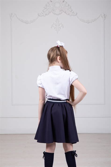 Юбка школьная для девочек Ю010 | DEKSKIDS.RU