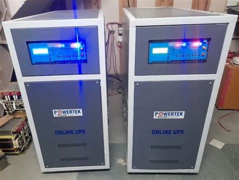 Powertek Energy Single Phase IGBT Online UPS System 27o V Smf At Rs