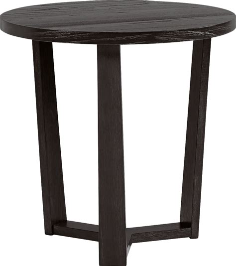 Rumie Dark Brown Wood End Table Rooms To Go